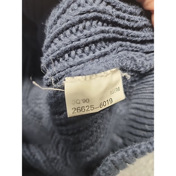 Vintage 90s Dockers cable knit Heavy cotton sweater Mens Size L - Picture 6 of 7